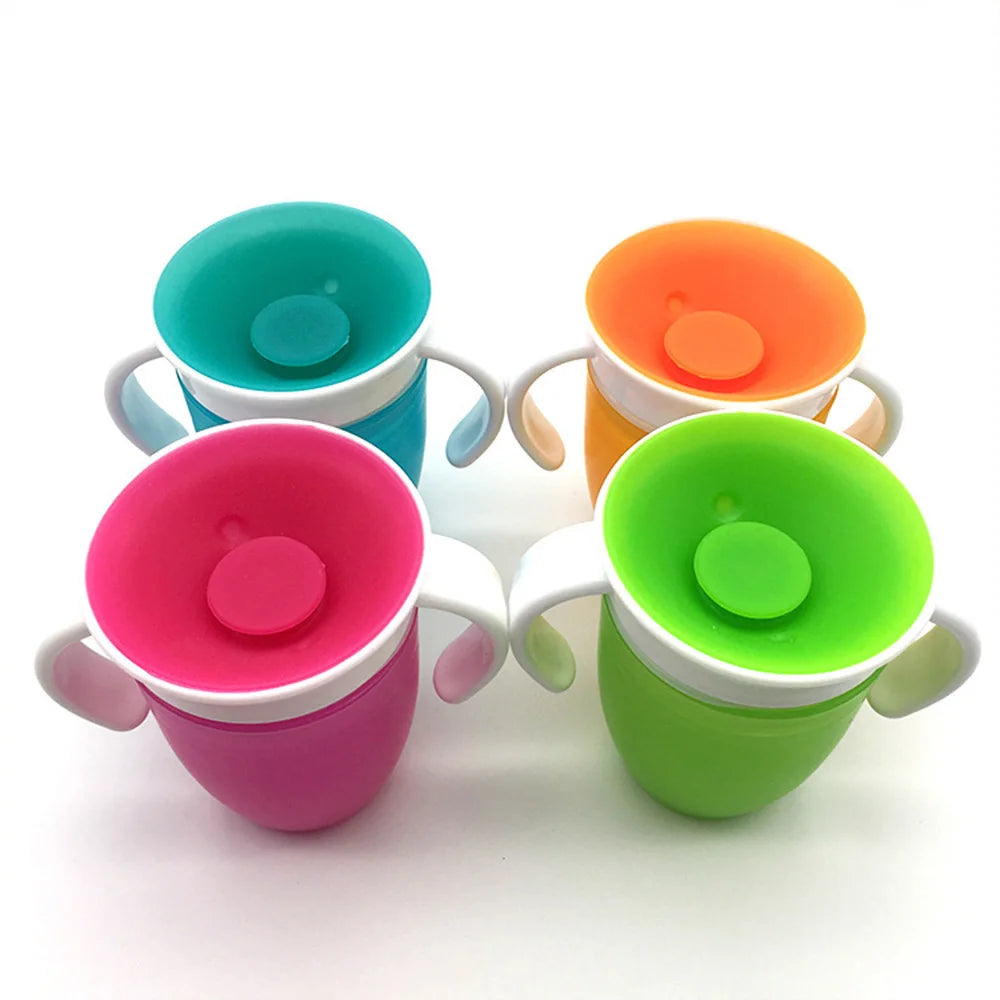 360 Degrees Rotated Baby Drinking Cup
