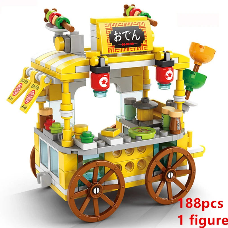 Ice Cream Car & Food Building Blocks