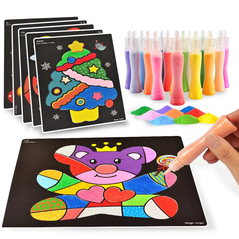 Color Powder Painting Set Luminous Material