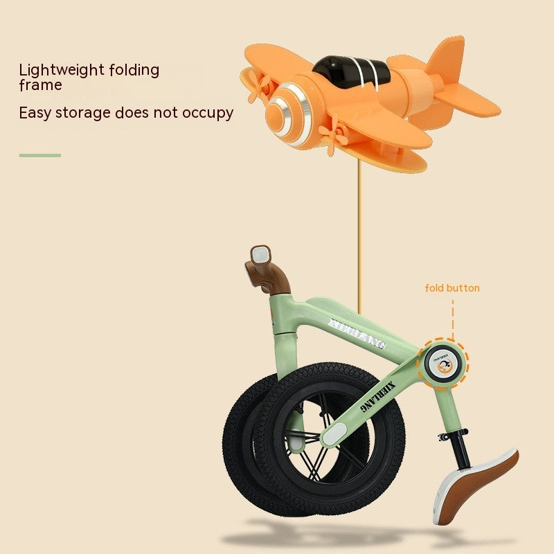Children's Pedal-free Balance Foldable Kids Balance Bike