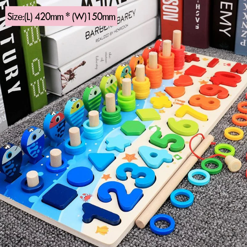Math Wooden Puzzle