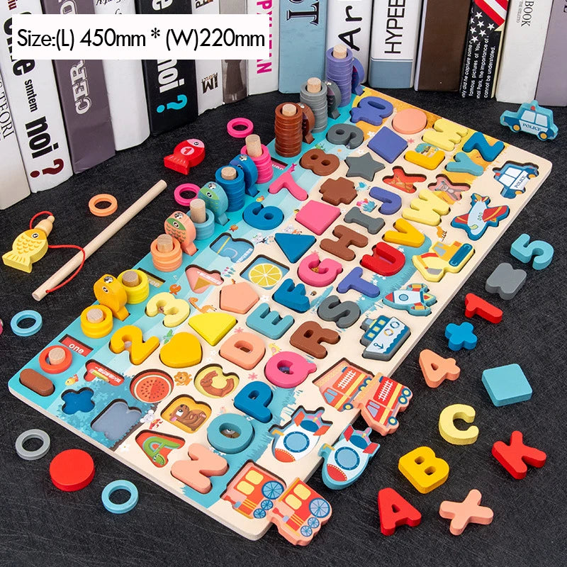 Math Wooden Puzzle
