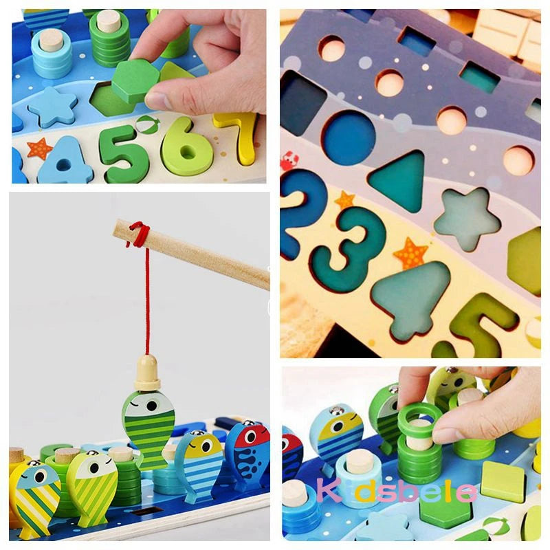 Math Wooden Puzzle