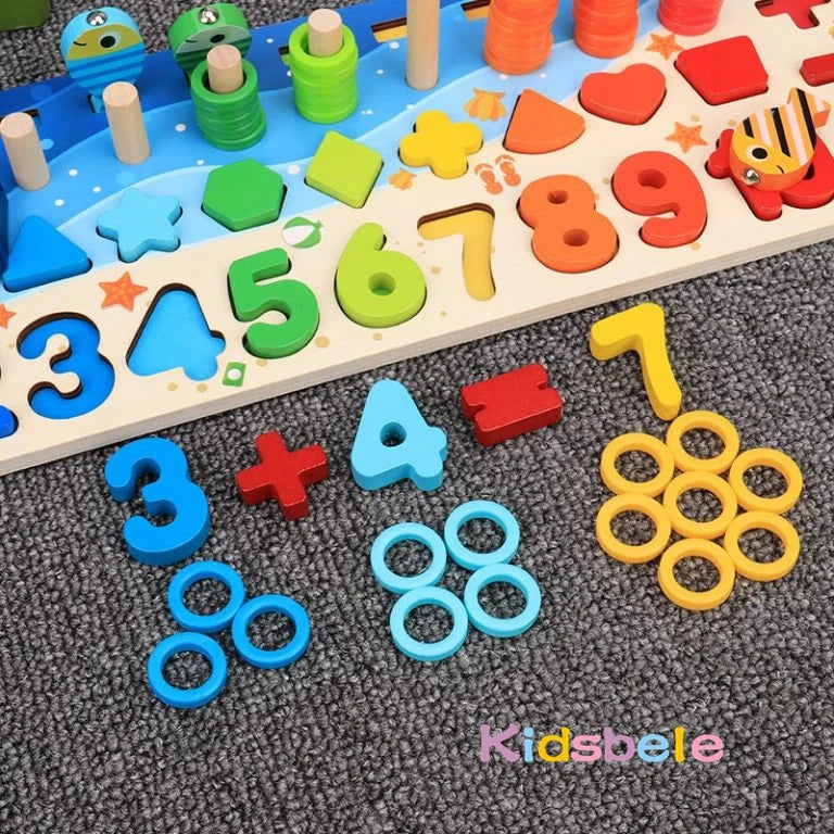 Math Wooden Puzzle