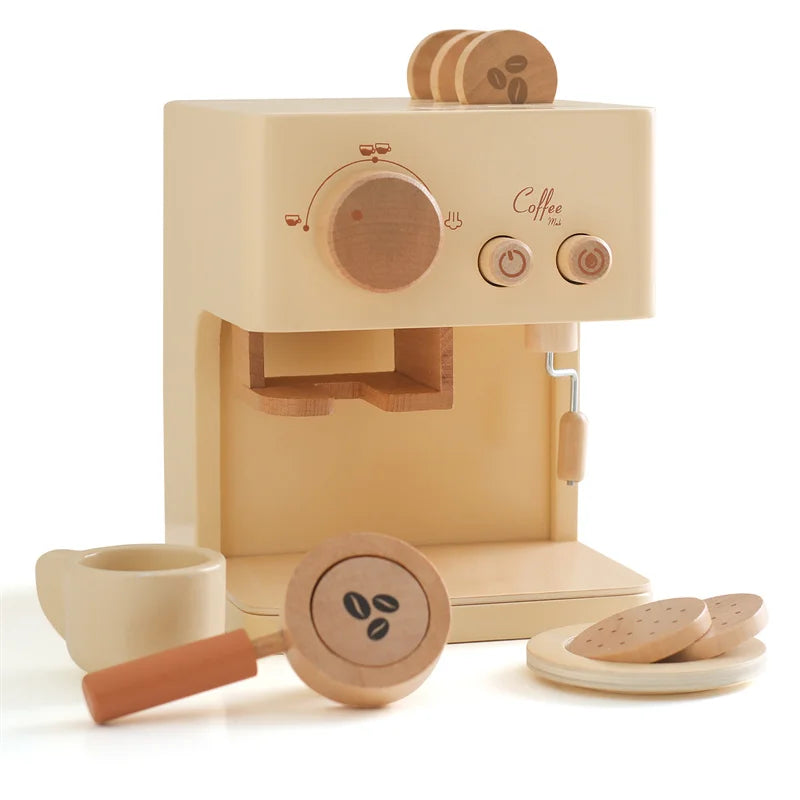 Montessori Coffee Machine Toy Set
