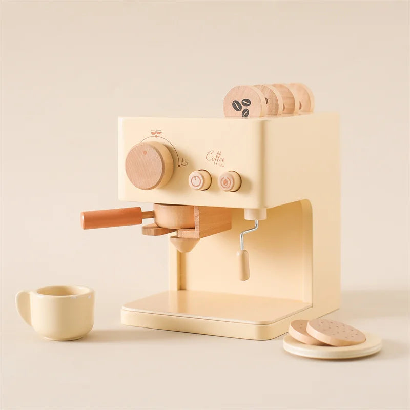 Montessori Coffee Machine Toy Set