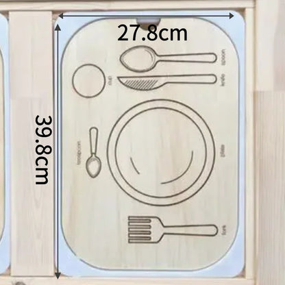 Wooden Table Game Set