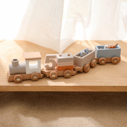 Montessori Wooden Train