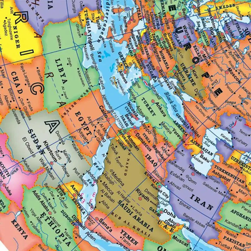 World Map 360 Degree Ball