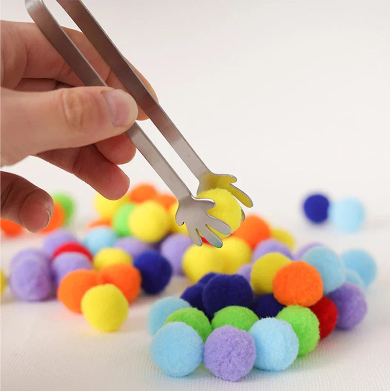 Fine Motor Skills Counting Colorful Plush Ball