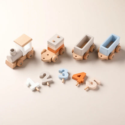 Montessori Wooden Train