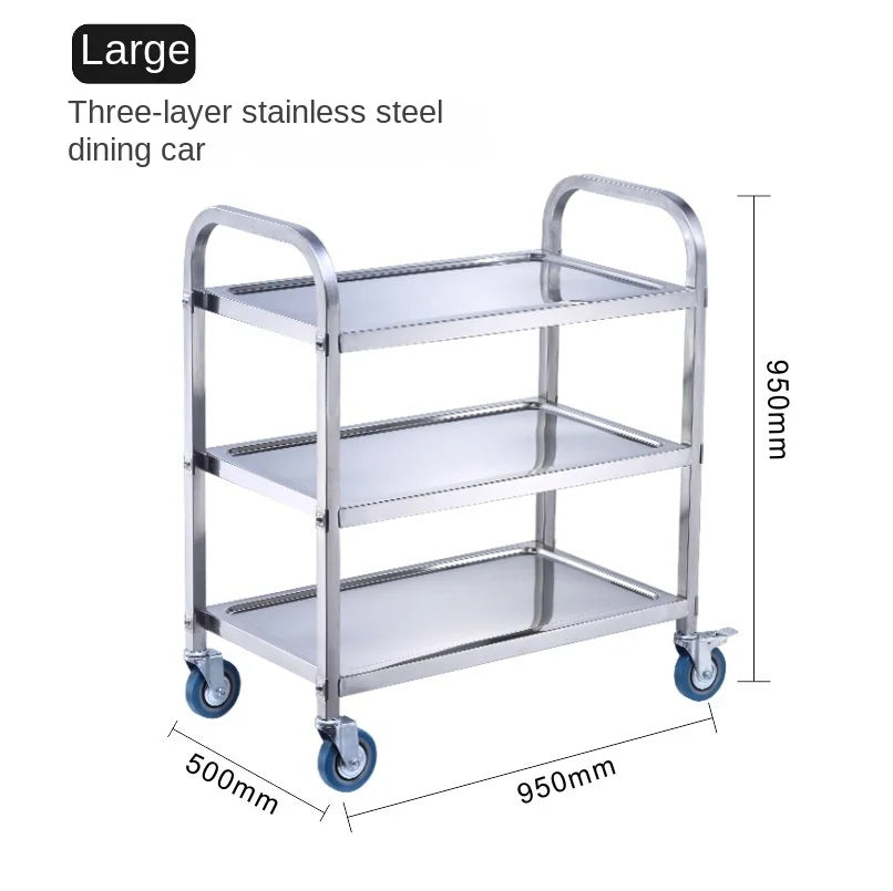 Meal Time Trolley Stainless Steel