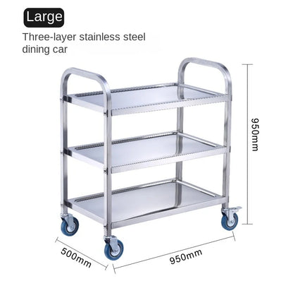 Meal Time Trolley Stainless Steel
