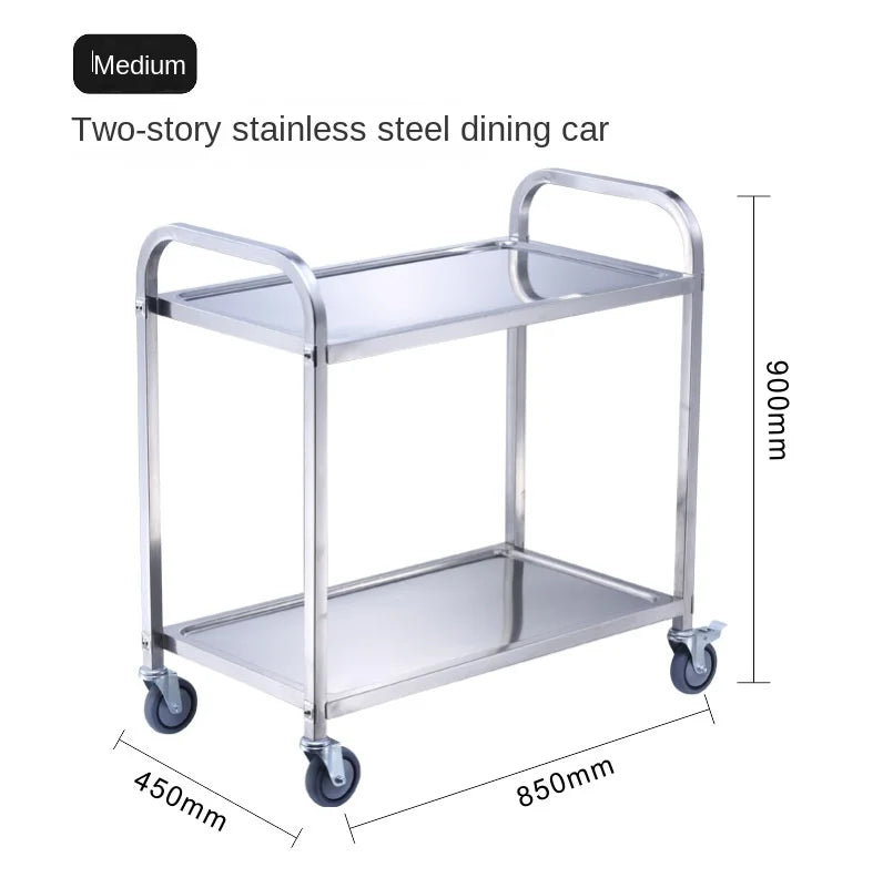 Meal Time Trolley Stainless Steel