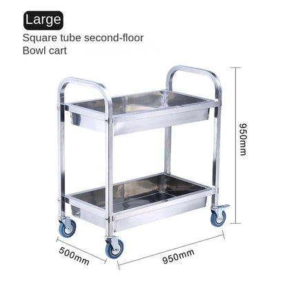 Meal Time Trolley Stainless Steel