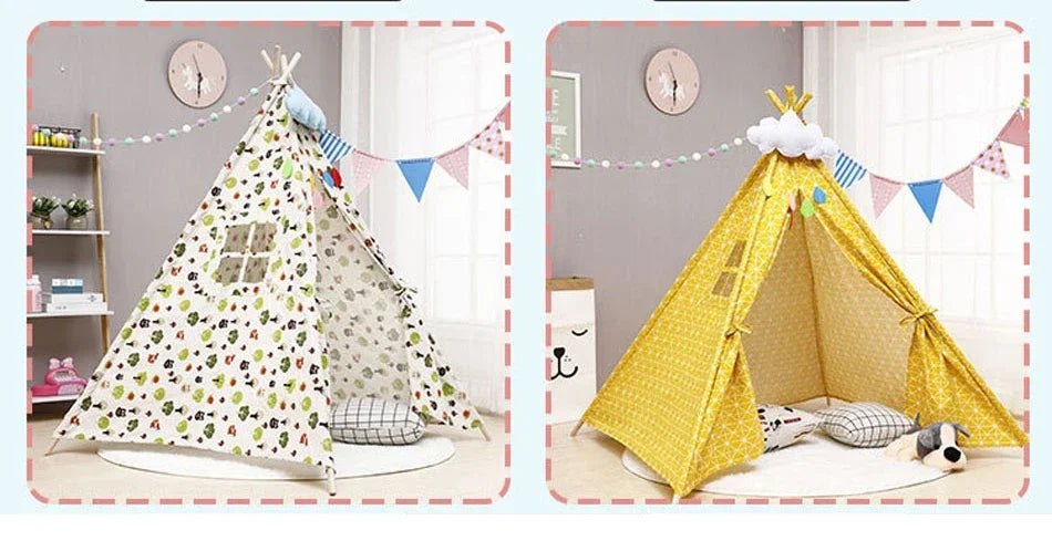 Play House Tent With Carpet Decoration