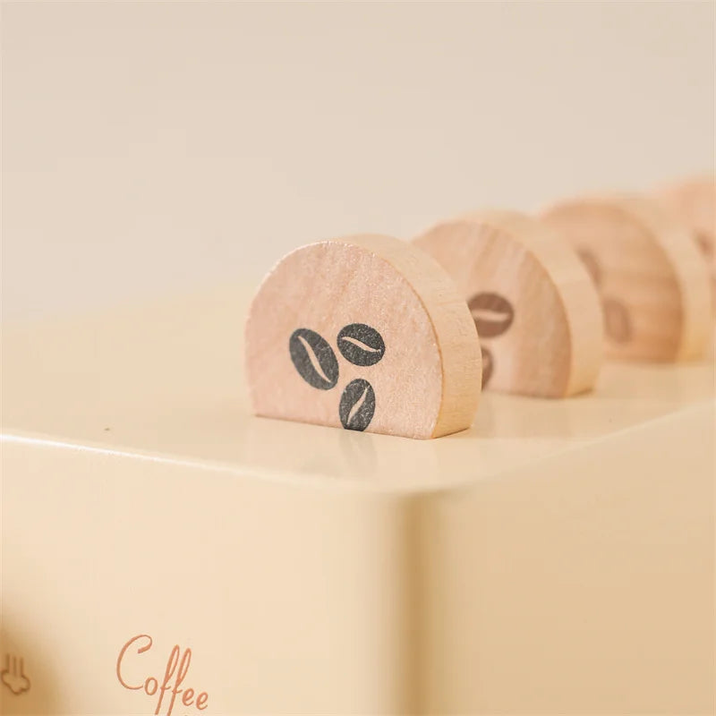 Montessori Coffee Machine Toy Set
