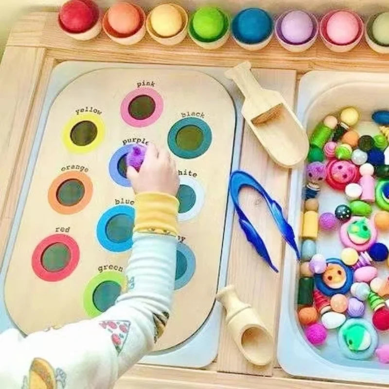 Wooden Table Game Set