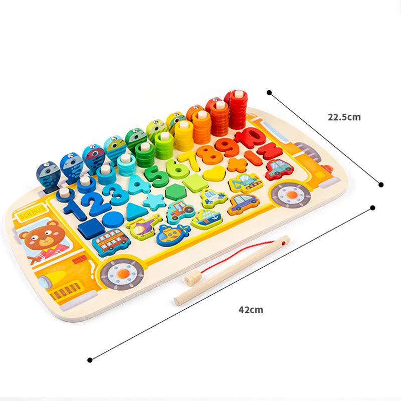 Math Wooden Puzzle