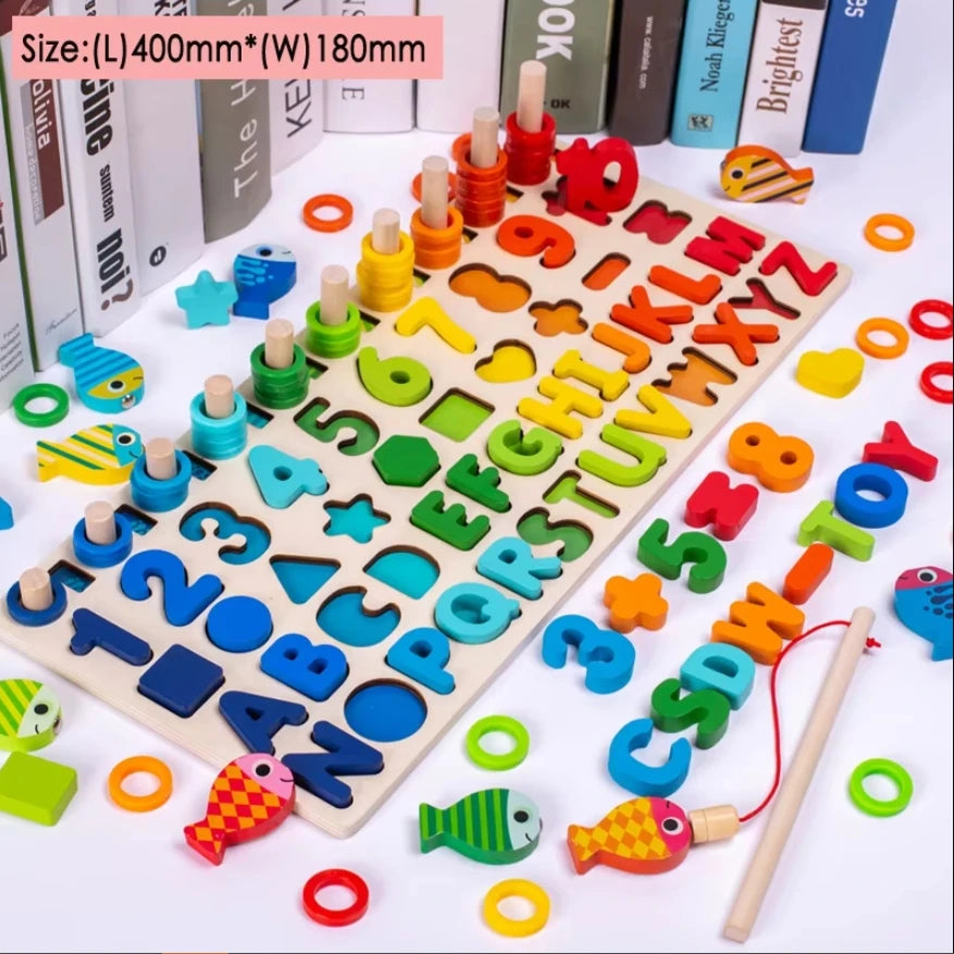 Math Wooden Puzzle