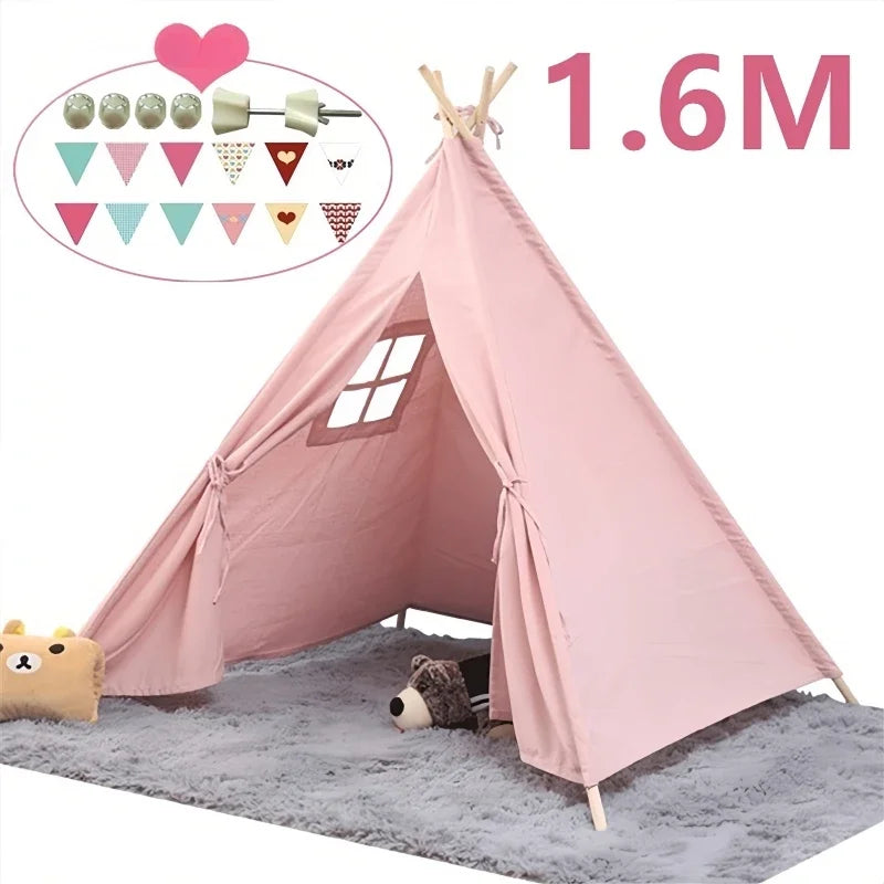 Play House Tent With Carpet Decoration