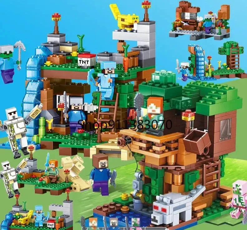 Village Jungle Treehouse Building Blocks