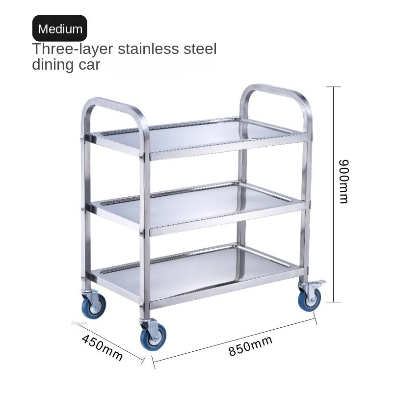 Meal Time Trolley Stainless Steel