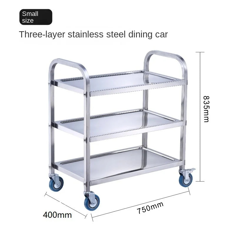 Meal Time Trolley Stainless Steel