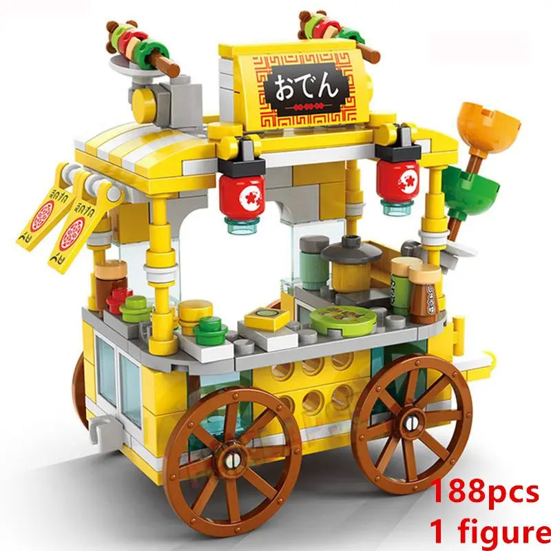 Ice Cream Car & Food Building Blocks