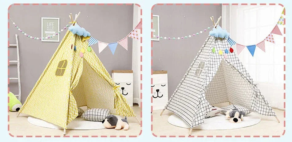 Play House Tent With Carpet Decoration