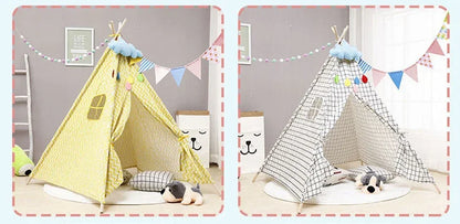 Play House Tent With Carpet Decoration
