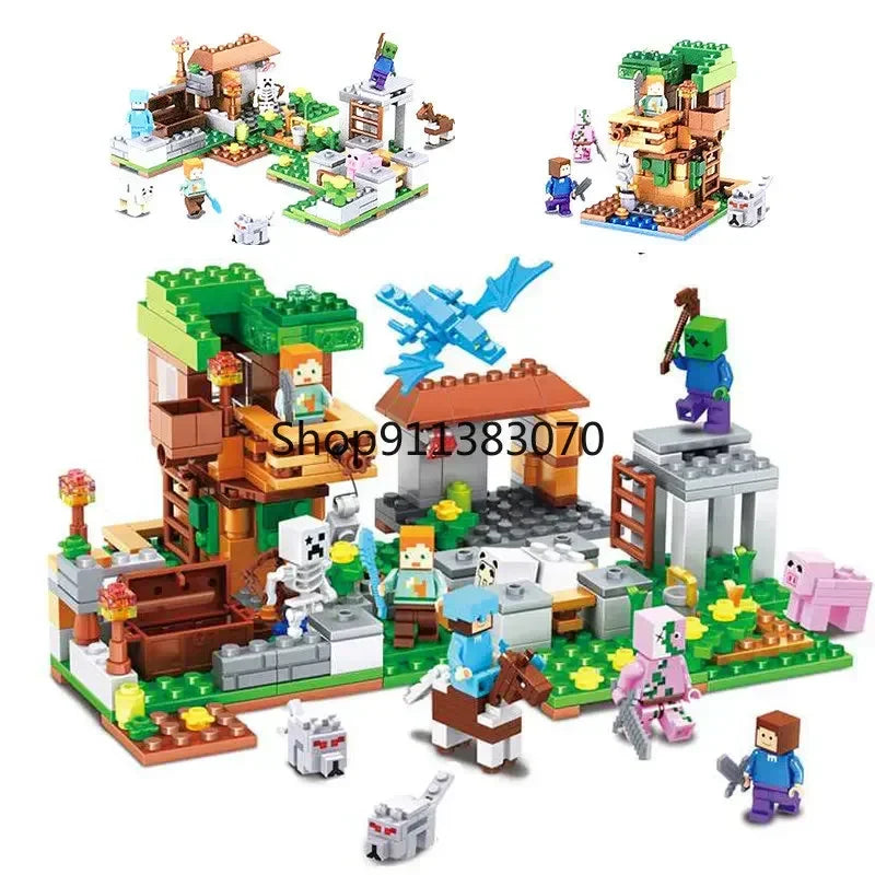 Village Jungle Treehouse Building Blocks