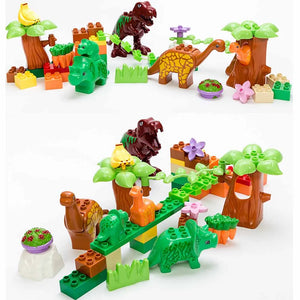 40Pcs Dino Valley Building Blocks
