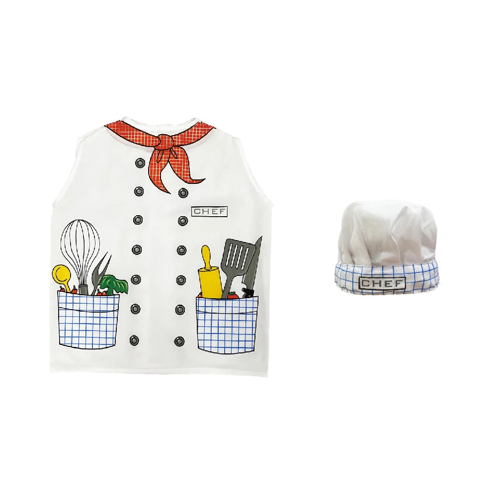 Chef Role Play Costume Dress - Up Set