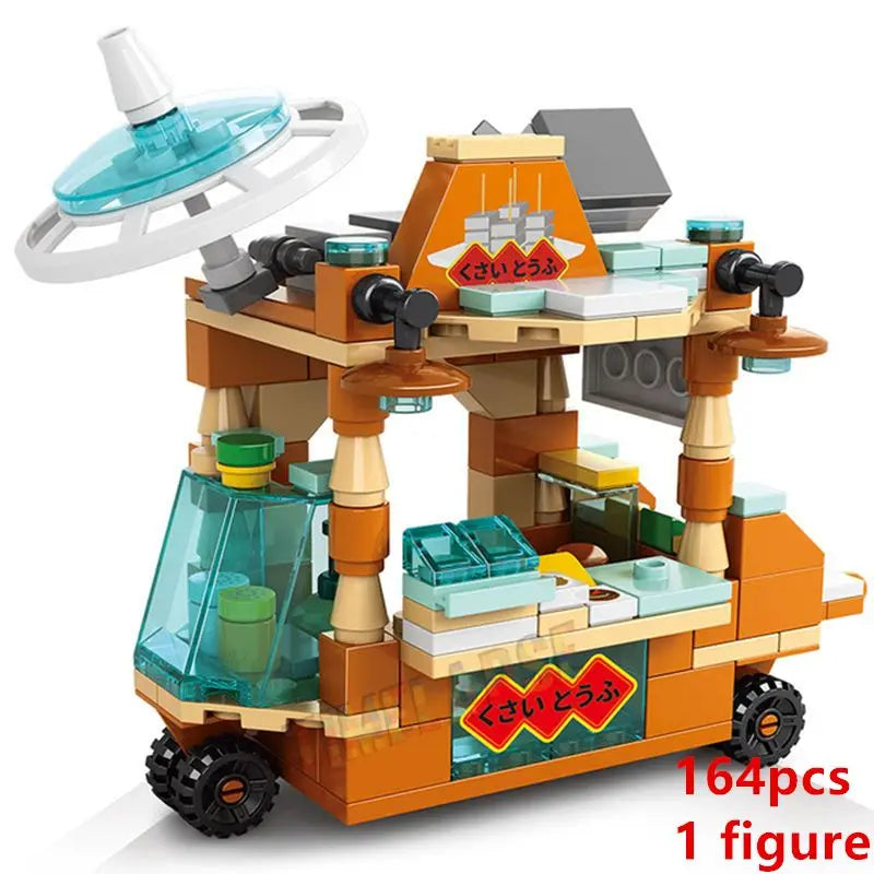 Ice Cream Car & Food Building Blocks