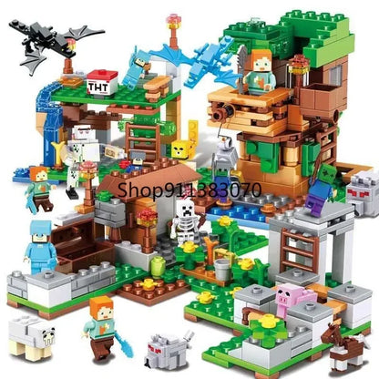 Village Jungle Treehouse Building Blocks