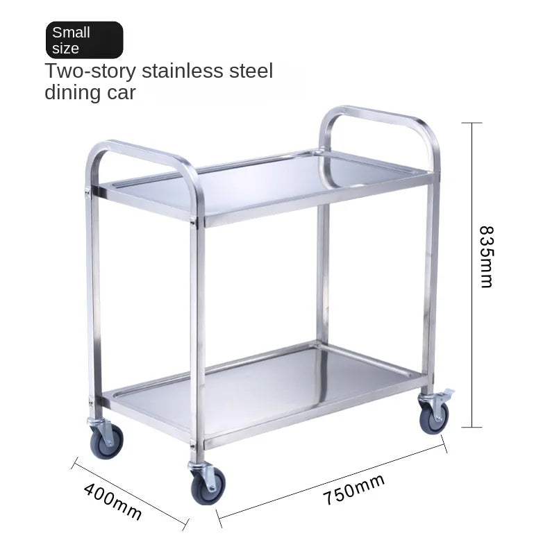 Meal Time Trolley Stainless Steel