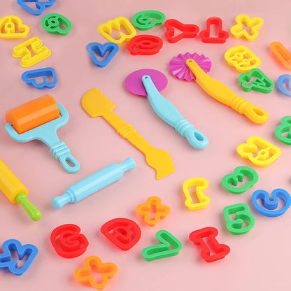 Playdough tools Letters Numbers