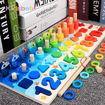 Math Wooden Puzzle